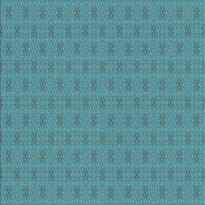 Patterned Aquamarine Stone Green Rug, pat369lblu