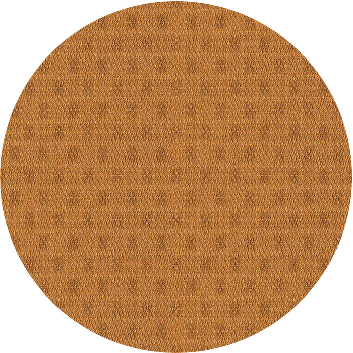Square Patterned Mahogany Brown Rug, pat369org