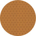 Square Patterned Mahogany Brown Rug, pat369org