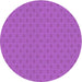 Square Patterned Bright Neon Pink Purple Rug, pat369pur