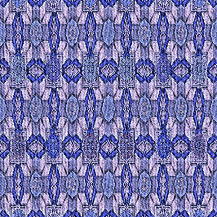 Patterned Purple Mimosa Purple Rug, pat3690blu