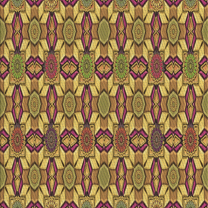 Machine Washable Transitional Yellow Rug, wshpat3690brn