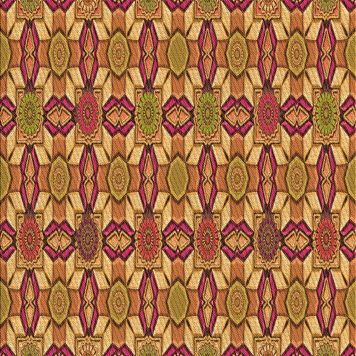 Patterned Yellow Rug, pat3690org