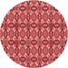 Square Machine Washable Transitional Red Rug in a Living Room, wshpat3690rd