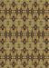 Patterned Bakers Brown Rug, pat3691brn