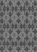 Patterned Dark Gray Rug, pat3691gry