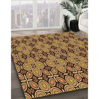 Patterned Yellow Rug, pat3691org