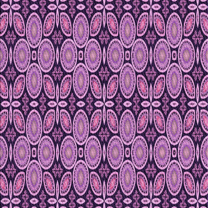 Machine Washable Transitional Purple Rug, wshpat3691pur
