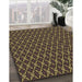 Patterned Midnight Gray Rug in Family Room, pat3692brn