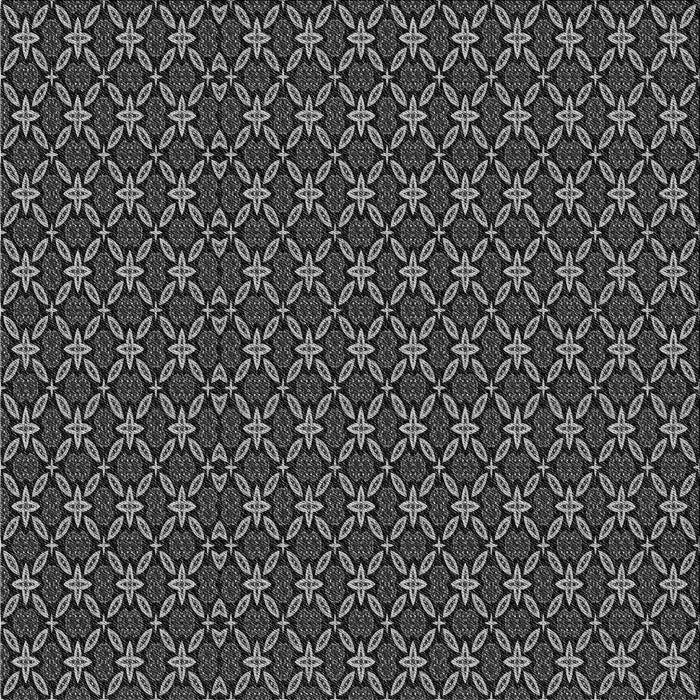 Round Patterned Gray Rug, pat3692gry