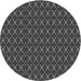 Square Patterned Gray Rug, pat3692gry