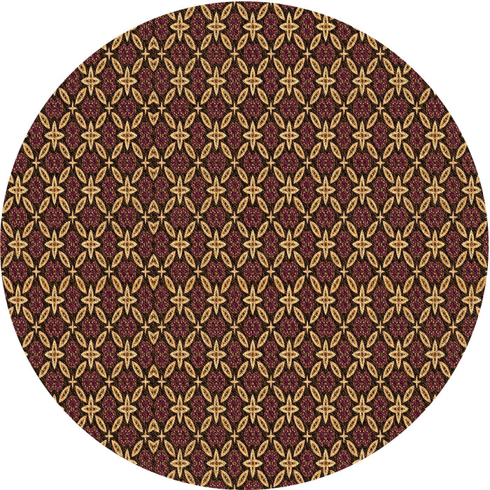 Square Machine Washable Transitional Night Red Rug in a Living Room, wshpat3692org