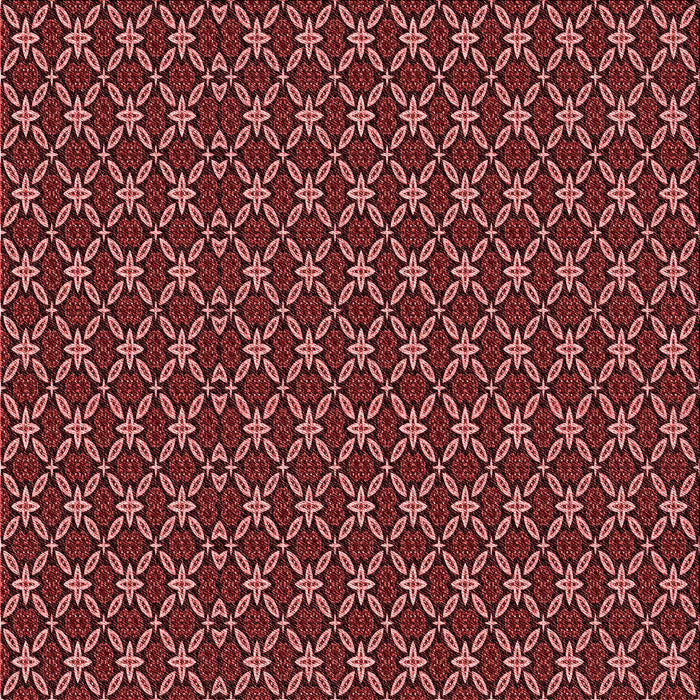 Round Patterned Maroon Red Rug, pat3692rd