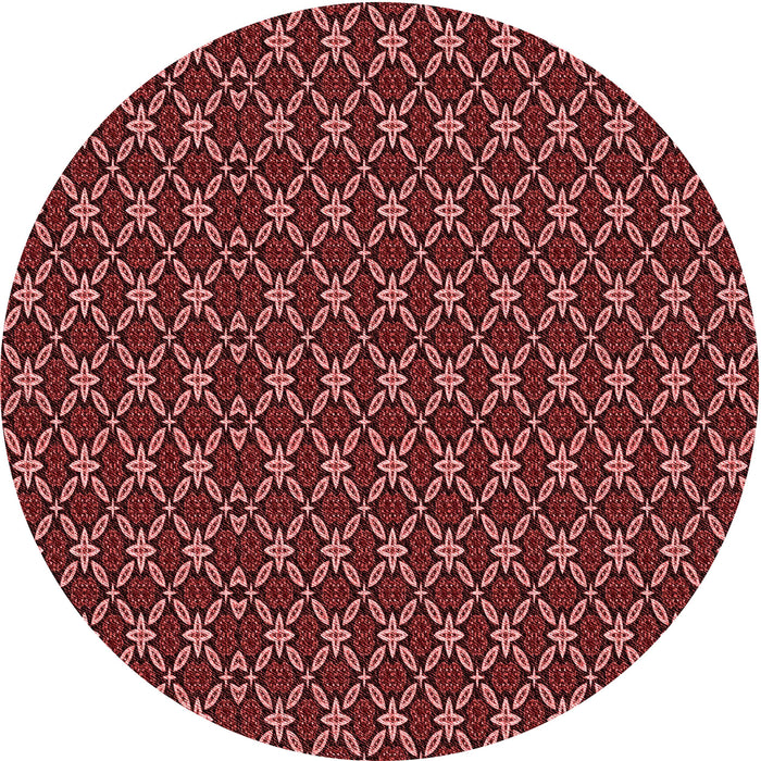 Square Machine Washable Transitional Maroon Red Rug in a Living Room, wshpat3692rd