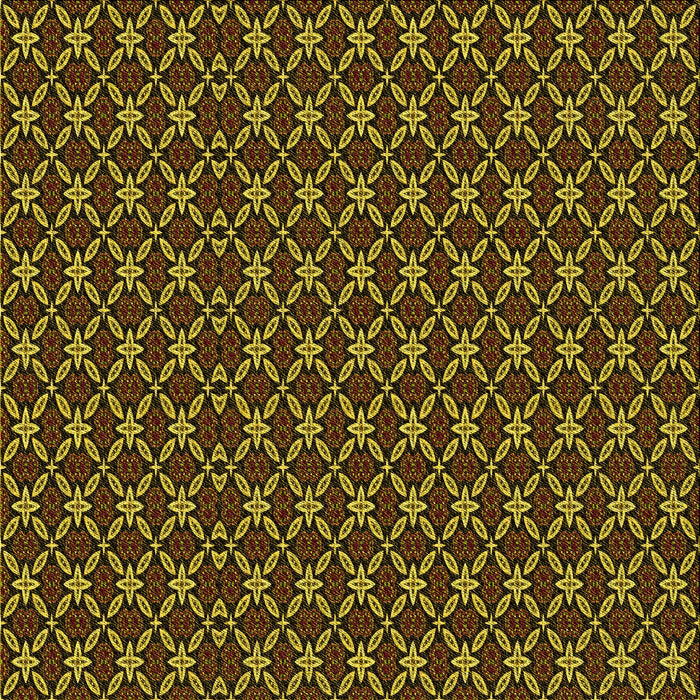 Round Patterned Red Rug, pat3692yw