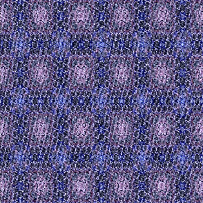 Machine Washable Transitional Blue Rug, wshpat3693blu