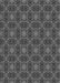 Machine Washable Transitional Gray Rug, wshpat3693gry