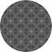 Square Patterned Gray Rug, pat3693gry