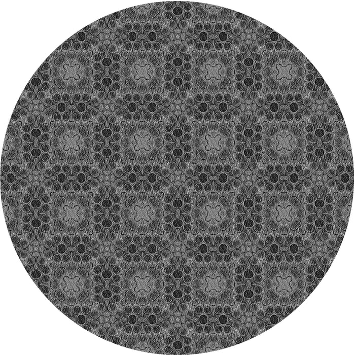 Square Machine Washable Transitional Gray Rug in a Living Room, wshpat3693gry