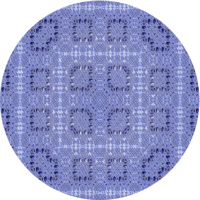 Square Machine Washable Transitional Denim Blue Rug in a Living Room, wshpat3694blu