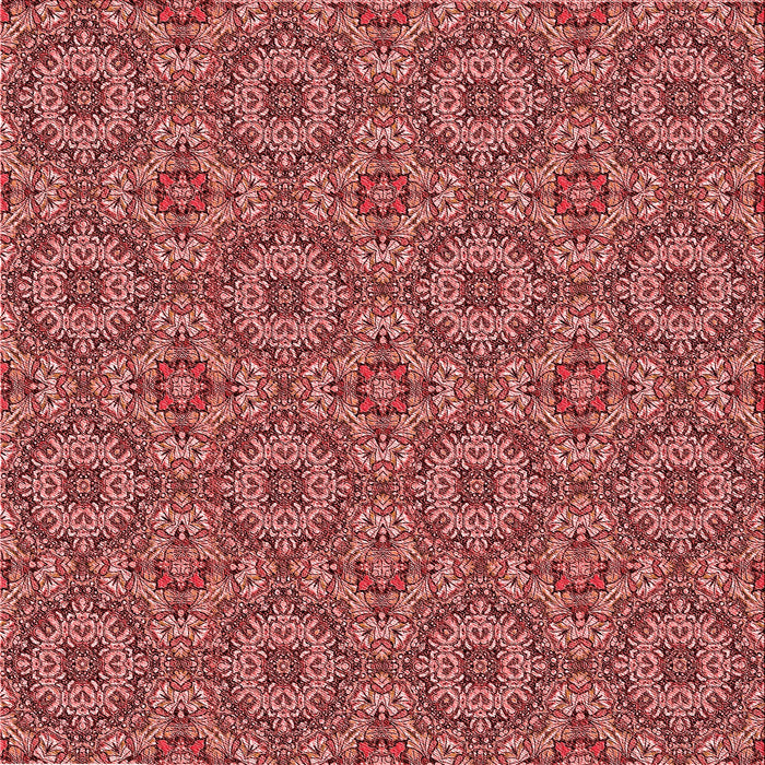 Round Machine Washable Transitional Red Rug, wshpat3695rd