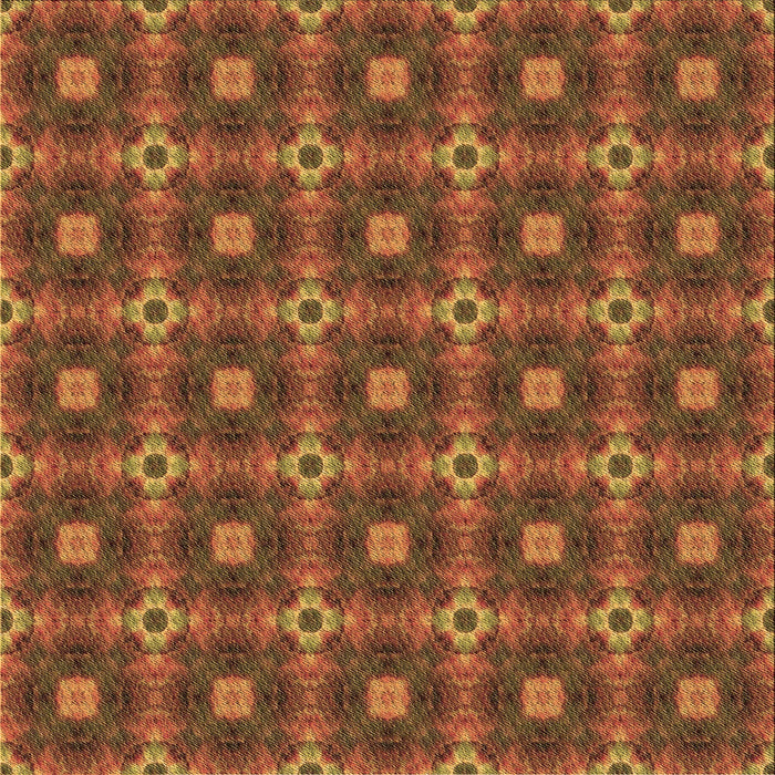 Round Machine Washable Transitional Tomato Red Rug, wshpat3696brn