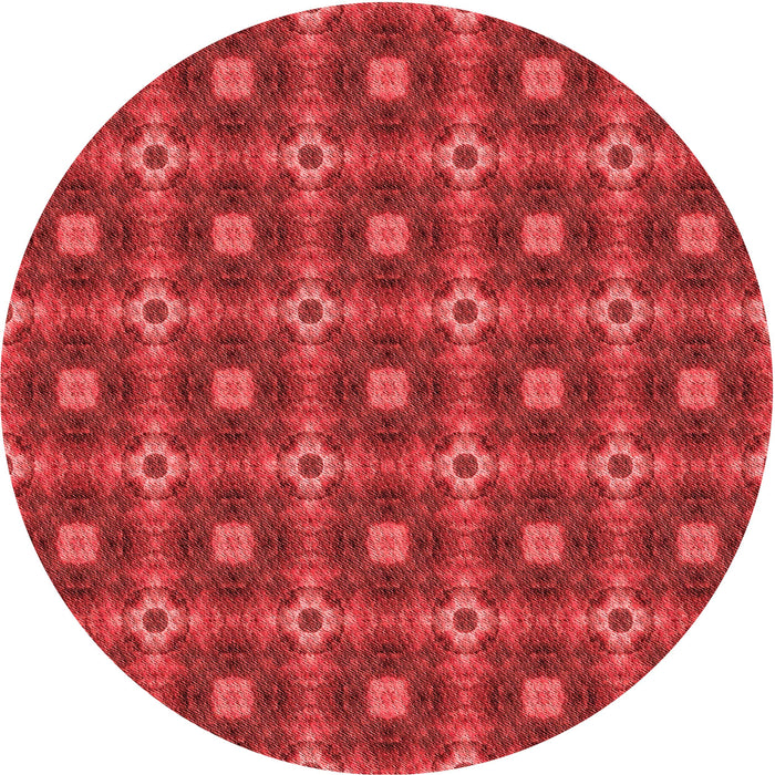 Square Machine Washable Transitional Red Rug in a Living Room, wshpat3696rd