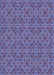 Machine Washable Transitional Purple Rug, wshpat3697blu