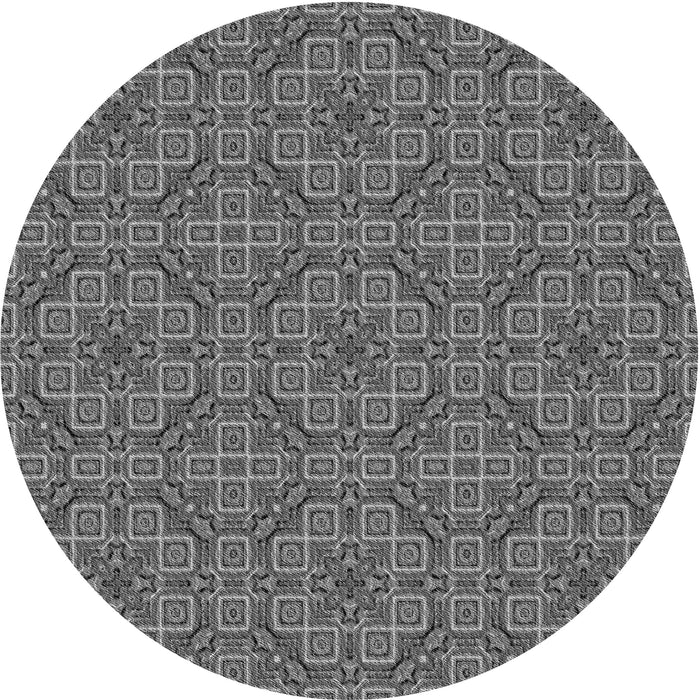 Square Machine Washable Transitional Gray Rug in a Living Room, wshpat3697gry