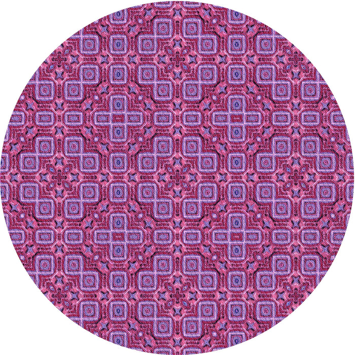Square Machine Washable Transitional Purple Rug in a Living Room, wshpat3697pur