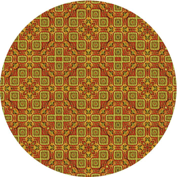 Square Machine Washable Transitional Mahogany Brown Rug in a Living Room, wshpat3697yw