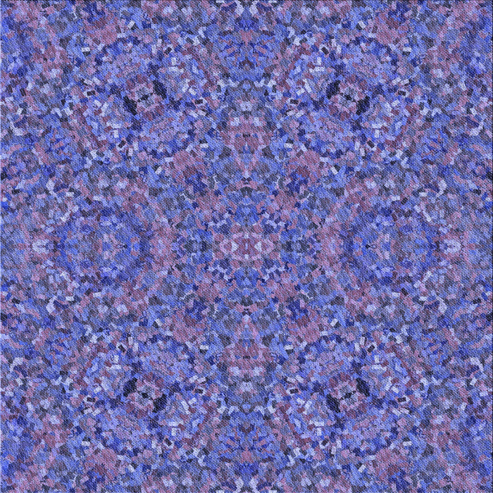 Round Machine Washable Transitional Deep Periwinkle Purple Rug, wshpat3698blu