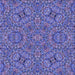 Round Machine Washable Transitional Deep Periwinkle Purple Rug, wshpat3698blu