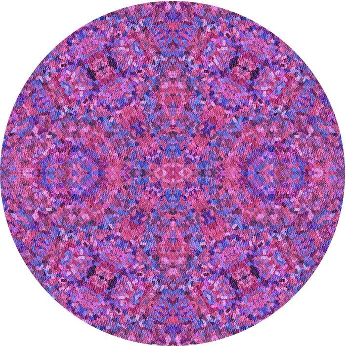 Square Machine Washable Transitional Purple Rug in a Living Room, wshpat3698pur