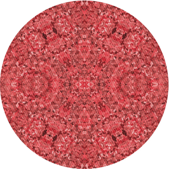 Square Machine Washable Transitional Red Rug in a Living Room, wshpat3698rd