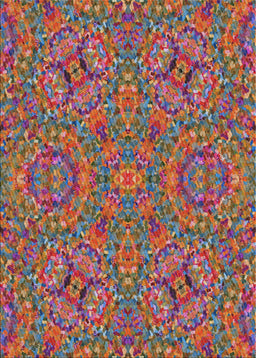 Machine Washable Transitional Brown Red Rug, wshpat3698