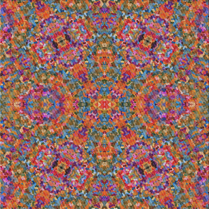 Sideview of Machine Washable Transitional Brown Red Rug, wshpat3698