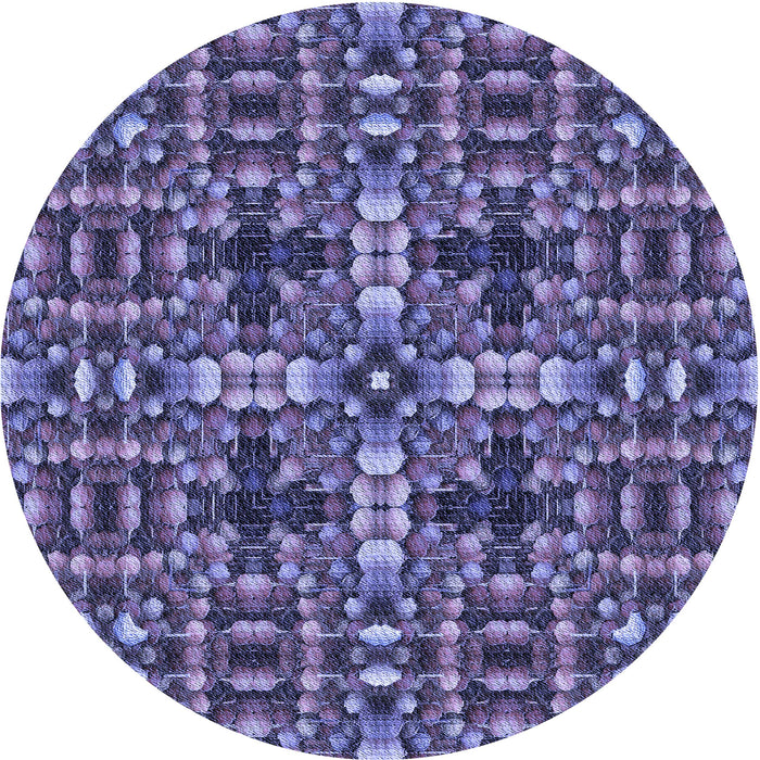 Square Machine Washable Transitional Purple Rug in a Living Room, wshpat3699blu