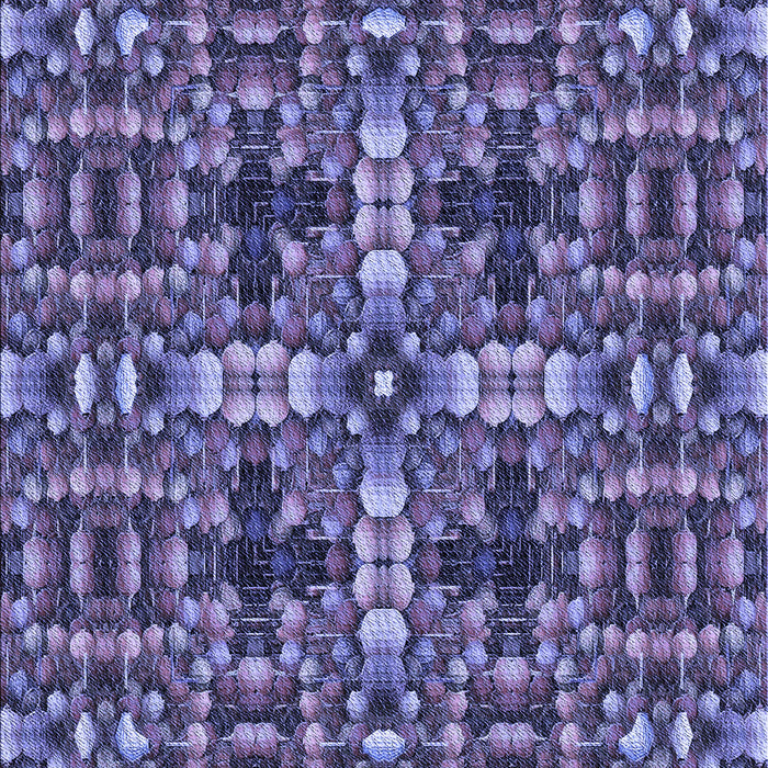 Machine Washable Transitional Purple Rug, wshpat3699blu