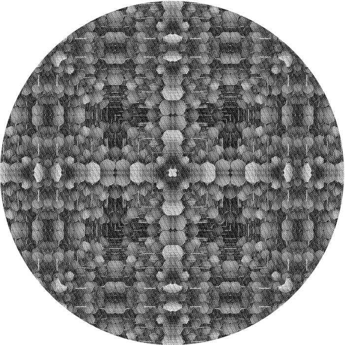 Square Machine Washable Transitional Black Rug in a Living Room, wshpat3699gry