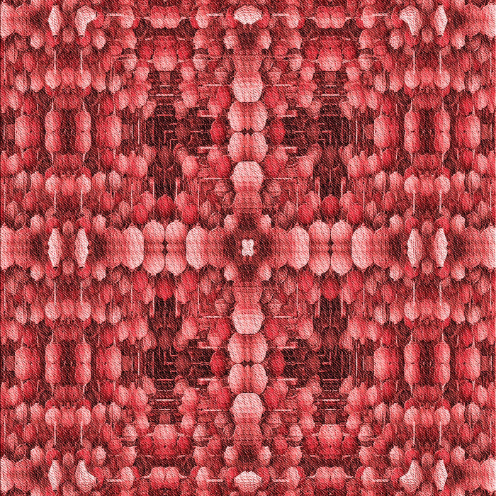 Machine Washable Transitional Red Rug, wshpat3699rd