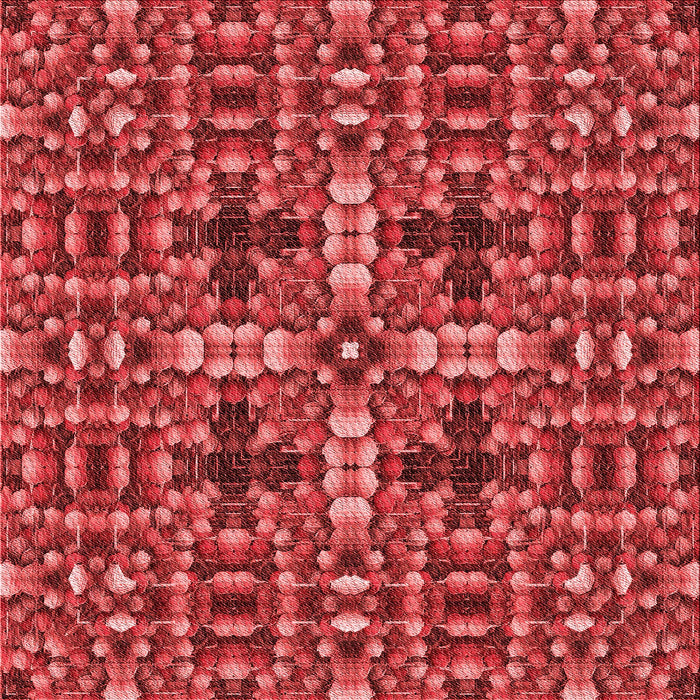 Round Machine Washable Transitional Red Rug, wshpat3699rd