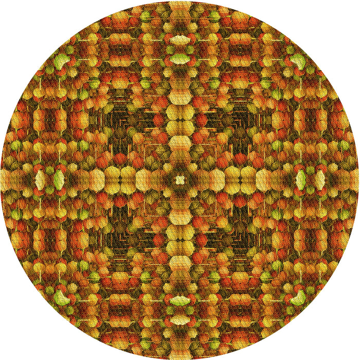 Square Machine Washable Transitional Tomato Red Rug in a Living Room, wshpat3699yw