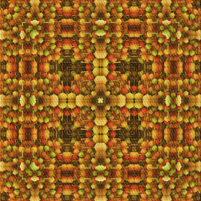 Round Machine Washable Transitional Tomato Red Rug, wshpat3699yw