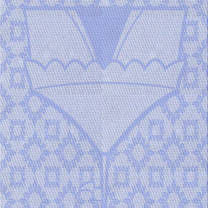 Square Patterned Sky Blue Rug in a Living Room, pat37blu