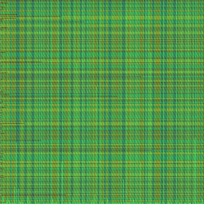 Round Patterned Neon Green Rug, pat370grn