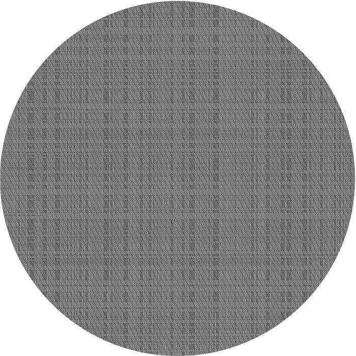 Square Machine Washable Transitional Carbon Gray Rug in a Living Room, wshpat370gry