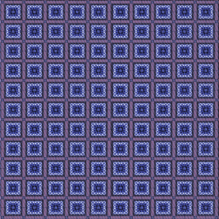 Round Patterned Medium Slate Blue Rug, pat3700blu