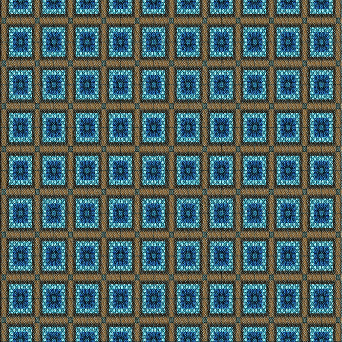 Machine Washable Transitional Deep-Sea Green Rug, wshpat3700lblu