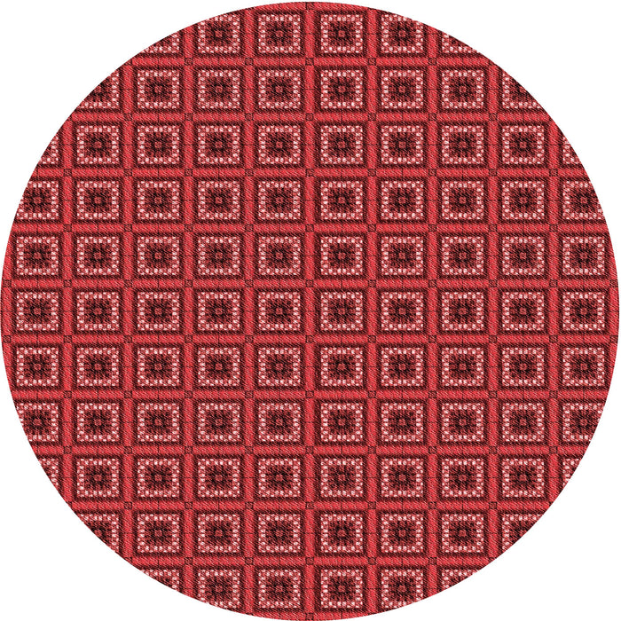 Square Machine Washable Transitional Red Rug in a Living Room, wshpat3700rd